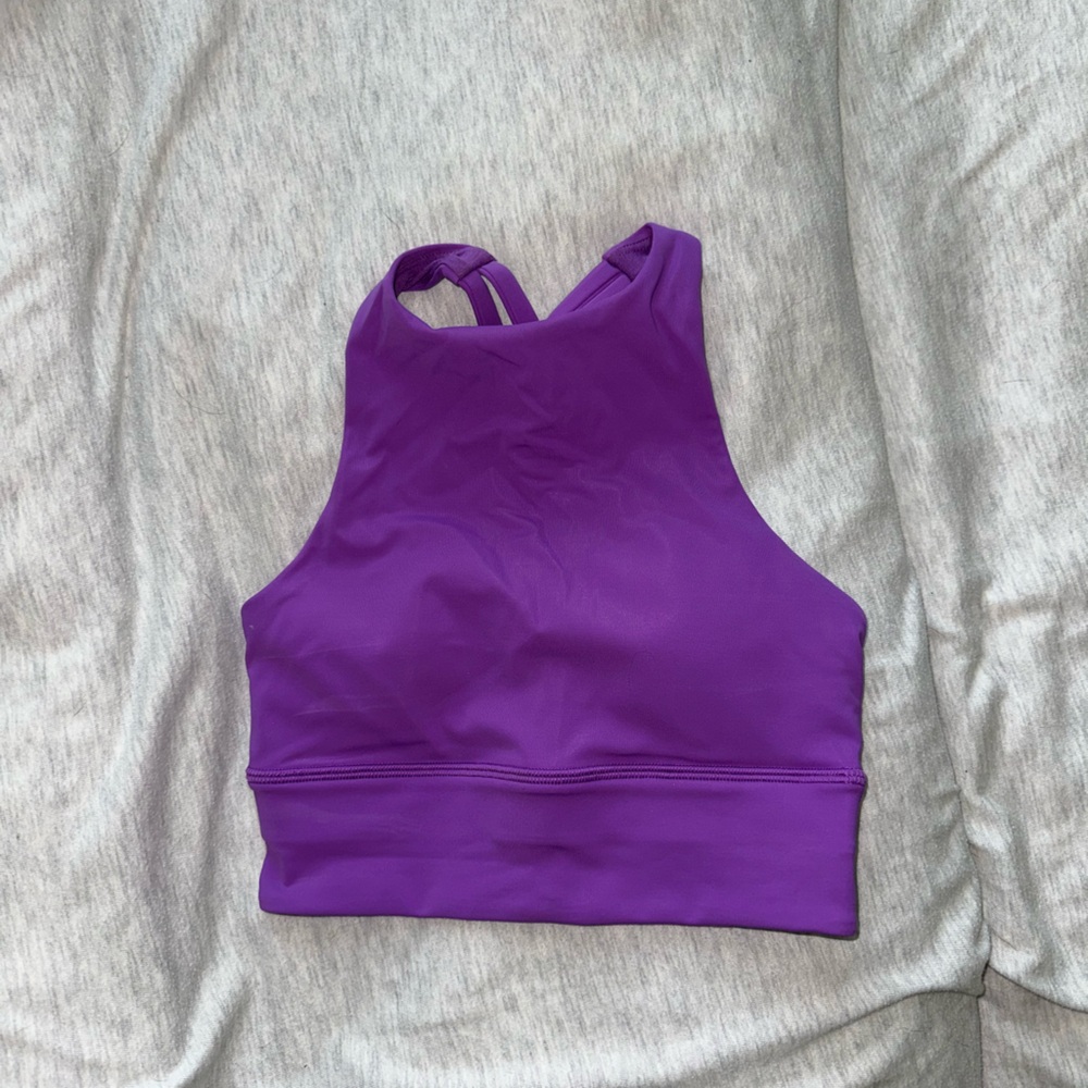 Lululemon High-Neck Criss-Cross Back Sports Bra